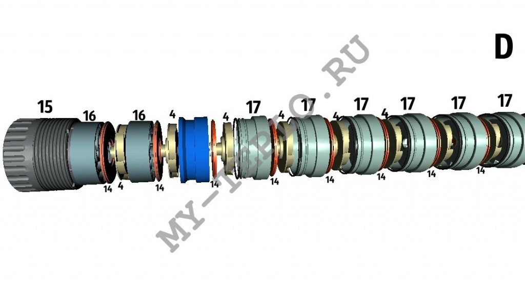 Запчасти Джилекс Водомет 110/110