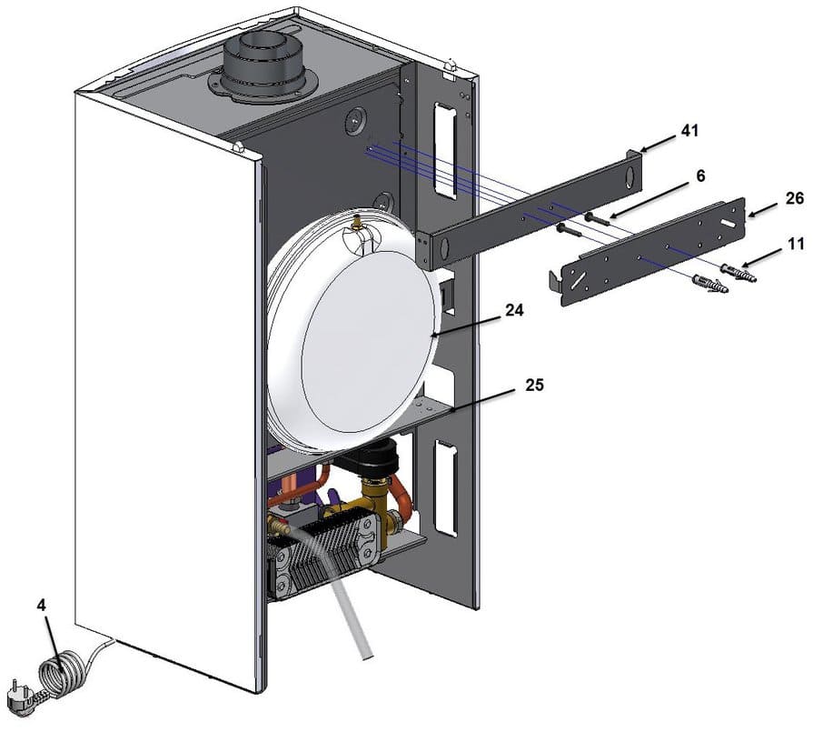 Запчасти Wolf FGG-K-24 купить в Челябинске