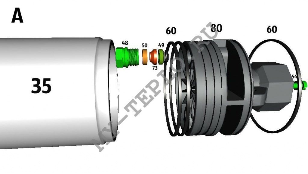 запчасти Джилекс Водомет 55/75 Проф Дом