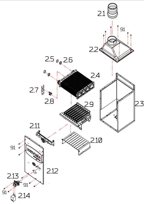 запчасти Navien Ace 35K