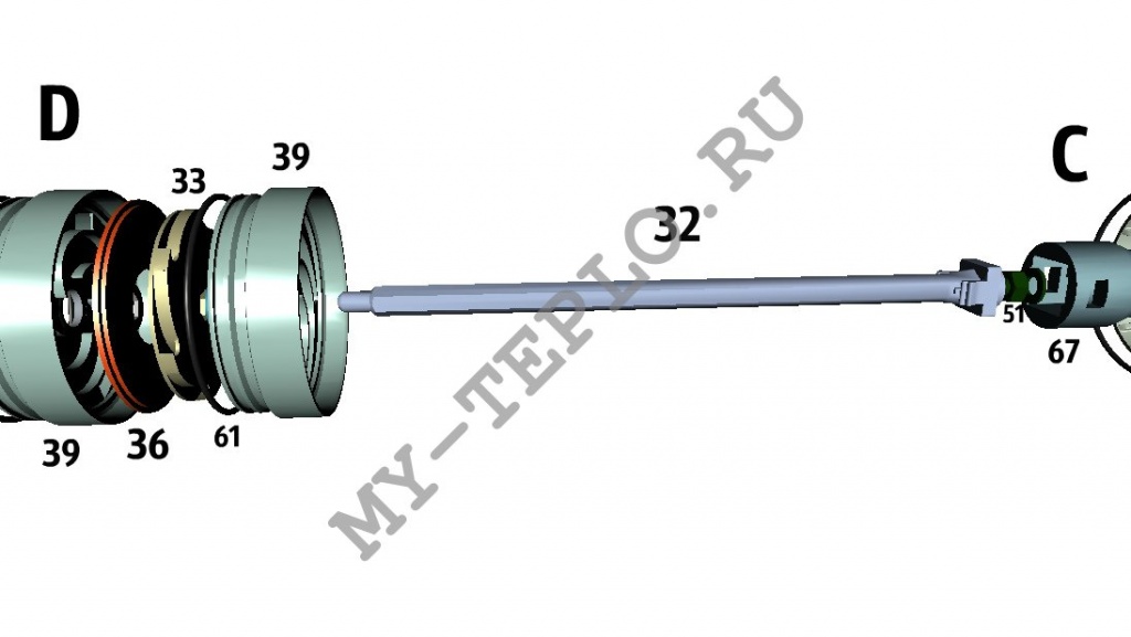запчасти Джилекс Водомет 55/75 Проф Дом